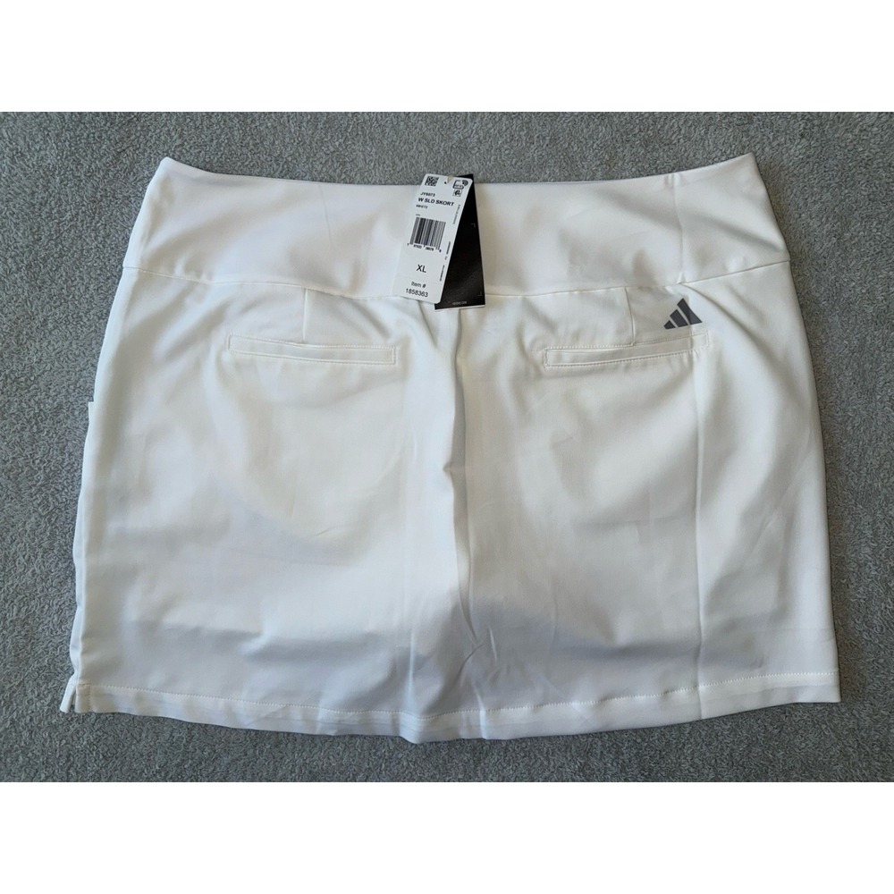 NWT Adidas Skort Golf Tennis Pickleball White Women's Size XL‎ - Picture 7 of 9